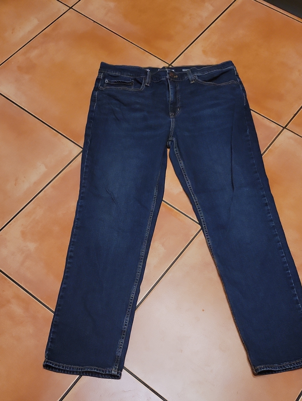 Goodfellow & Co. Dark Denim Total Flex Straight Leg Jeans W36xL32